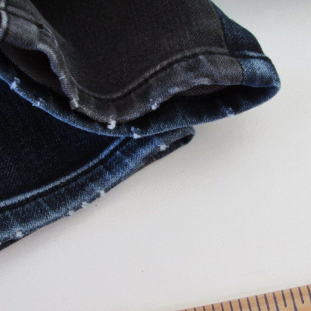 American Eagle Outfitters Super Stretch Blue and Black Jeggings Size 8 Short - Picture 8 of 11